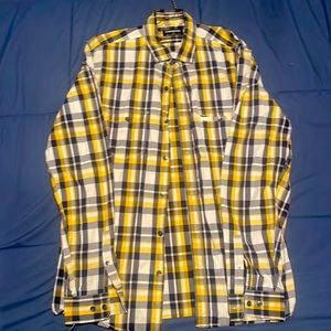 Express LARGE Long Sleeve Button Down Shirt Mens